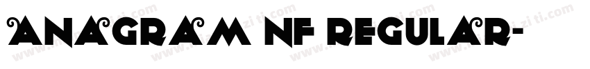 Anagram NF Regular字体转换
